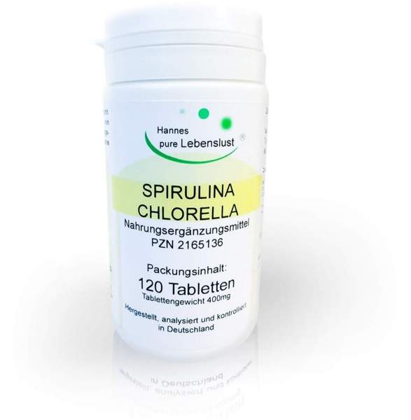 Spirulina + Chlorella 120 Tabletten