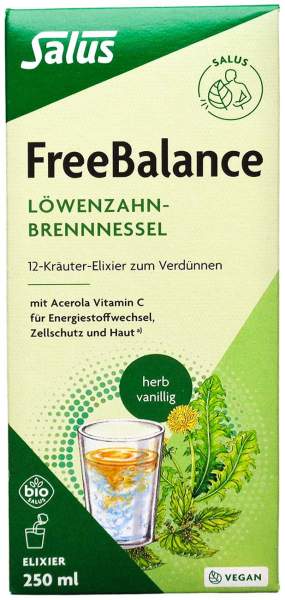 Freebalance Löwenzahn-Brennnessel 12-Kräuter-Elixier 250 ml