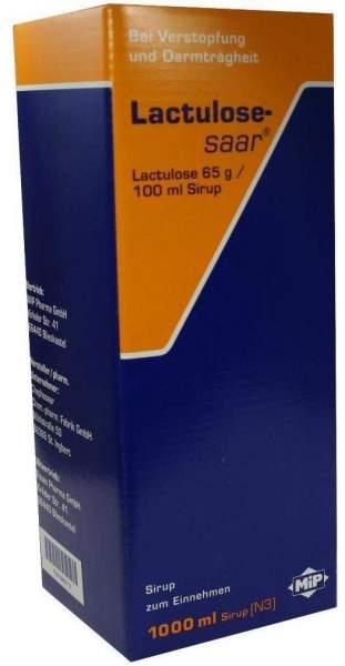 Lactulose-Saar Sirup 1000 ml Sirup