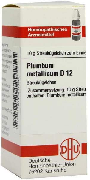 Plumbum Metallicum D12 10 G Globuli