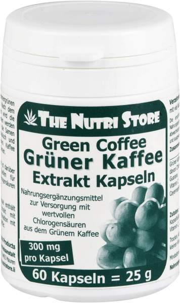 Grüner Kaffee Extrakt 300 mg Kapseln