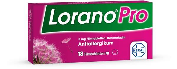 Lorano Pro 5 mg 18 Filmtabletten