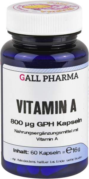 Vitamin A 800 µg Gph Kapseln