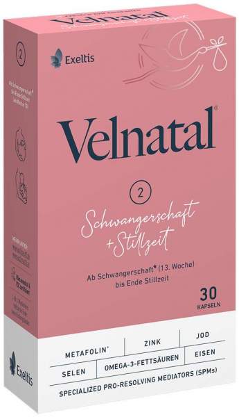 Velnatal Schwangerschaft + Stillzeit 30 Weichkapseln