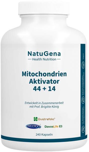 Natugena Mitochondrien Aktivator 44+14 240 Kapseln