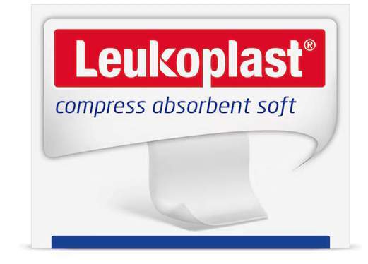 Leukoplast® compress absorbent soft unsteril 10 x 20 cm 100 Kompressen