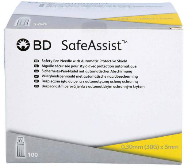 Bd Safeassist Sicherheits-Pen-Nadeln 30 G 5 mm 50 Stück