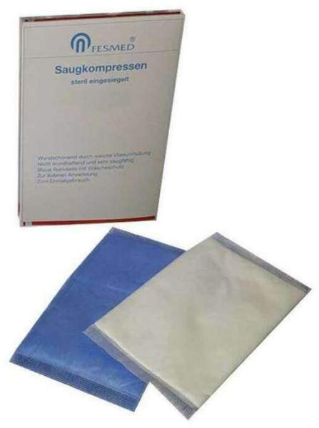 Saugkompressen Unsteril Fesmed 10x 10 cm 10 Stück