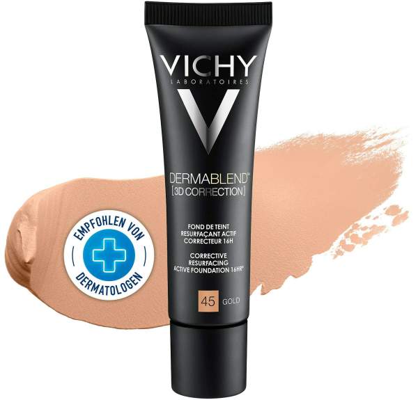 Vichy Dermablend 3d Make-Up 45 Gold 30 ml Creme