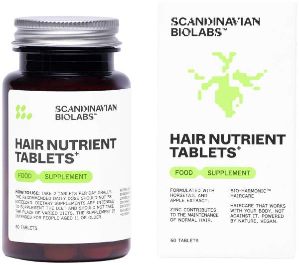 Scandinavian Biolabs Hair Nutrient Tablets Unisex 60 Stück