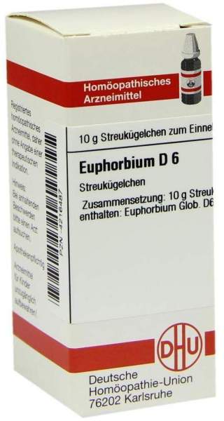 DHU Euphorbium D6 10 g Globuli