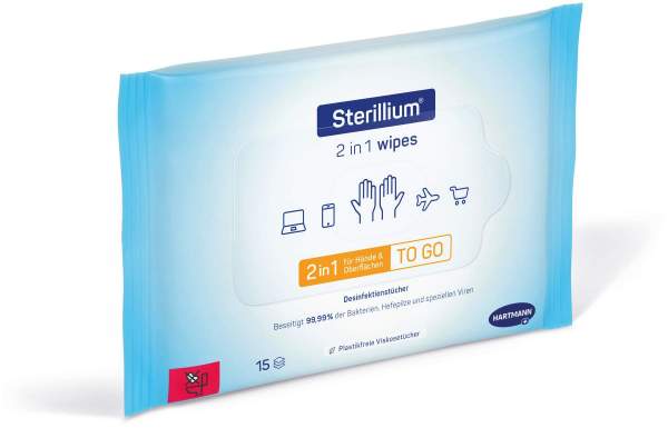Sterillium 2in1 wipes 15 Stück