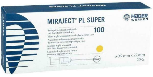 Miraject Inj.Kan.Pl Stumpf 0,9/22 mm