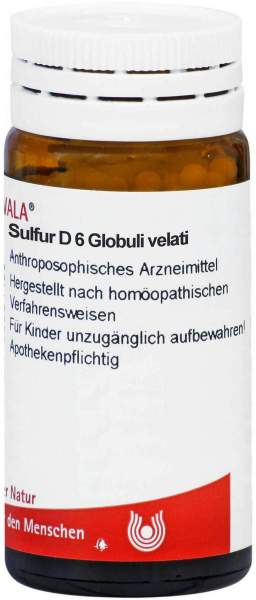 Wala Sulfur D6 20 G Globuli