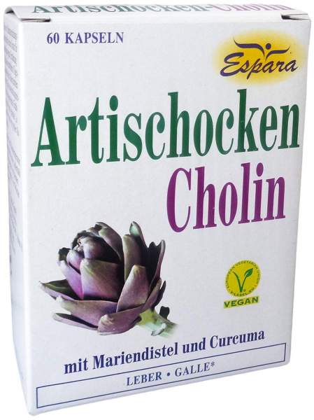 Artischocken Cholin Kapseln 60 Stück