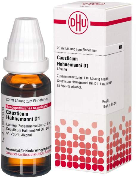 Causticum Hahnemanni Urtinktur D 1 20 ml Dilution