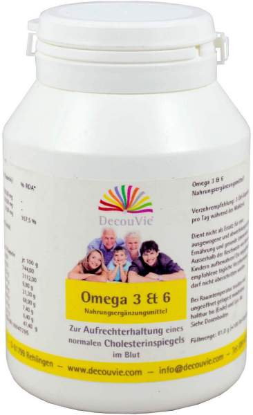 Omega 3 und 6 Kapseln