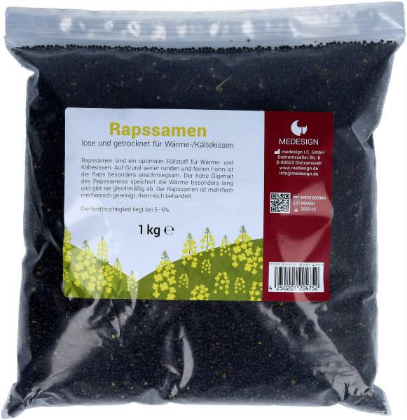 Rapssamen Kissen Nachfüllbeutel 1 KG