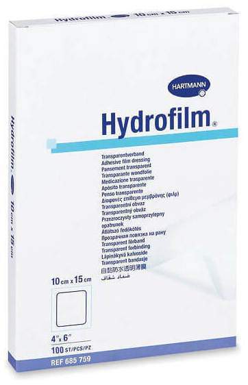 Hydrofilm Transparentverband 10x12,5cm 100 Verbände