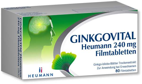 Ginkgovital Heumann 240 mg 80 Filmtabletten