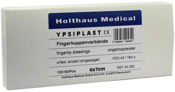 Fingerkuppenverband Ypsiplast 4x7cm Wasserfest Hautfarben 100...