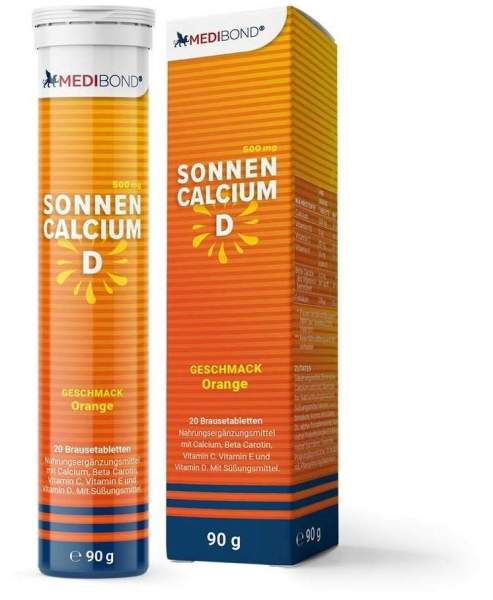 Sonnencalcium D Medibond Brausetabletten 20 Stück