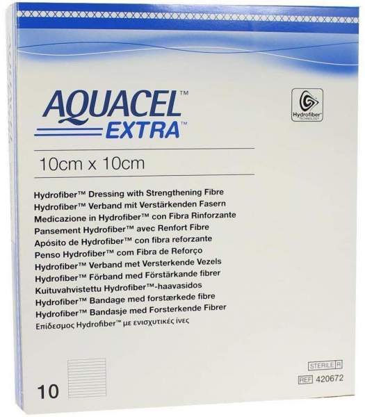 Aquacel Extra 10x10cm Verband