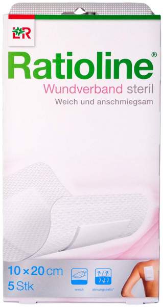Ratioline Wundverband 10x20 cm Steril