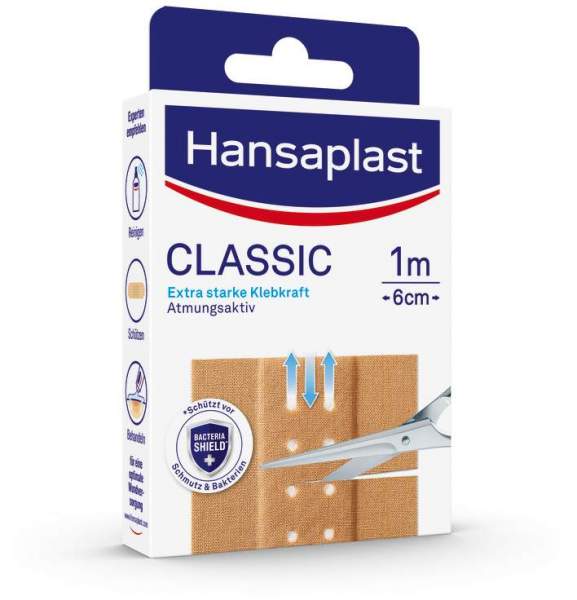 Hansaplast Classic Pflaster 1 m x 6 cm
