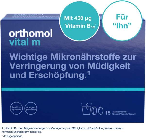Orthomol Vital M 15 Granulat und Kapseln 1 Kombipackung