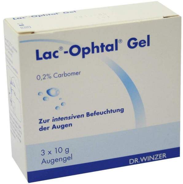 Lac Ophtal 3 X 10 G Gel