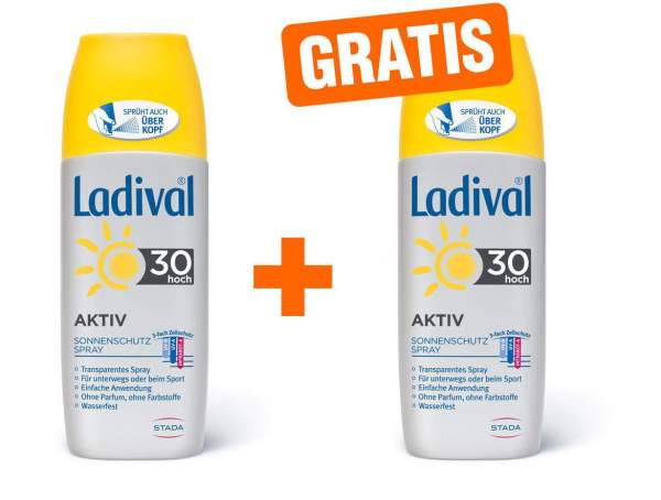 Ladival Aktiv Sonnenschutz Spray LSF 30 150 ml + gratis 150 ml