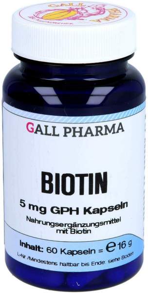 Biotin 5 mg GPH 60 Kapseln