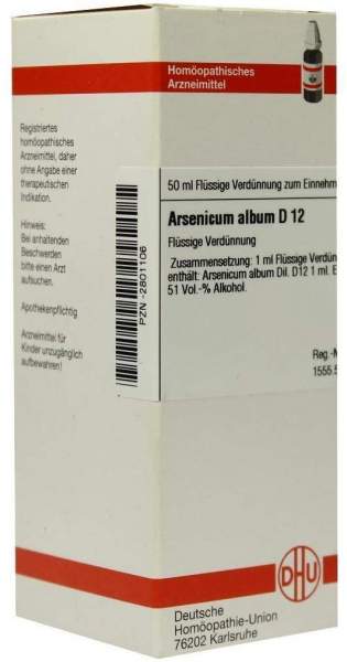 Arsenicum Album D 12 50 ml Dilution
