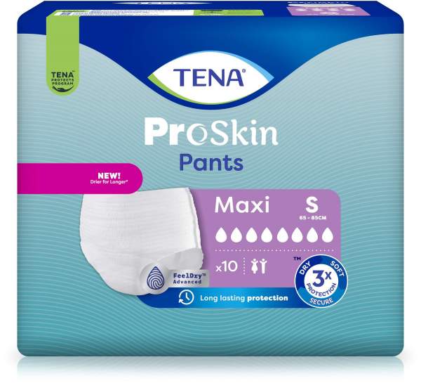 Tena Pants Maxi S Proskin Einweghose 10 Stück