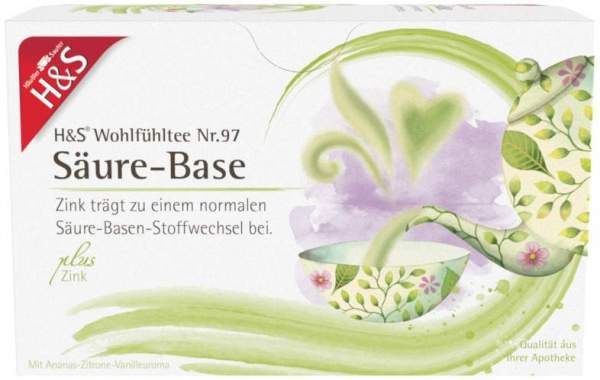 H&amp;S Säure-Base Mit Zink 20 X 2 G Filterbeutel