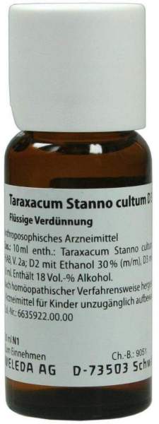 Weleda Taraxacum Stanno Cultum D3 50 ml Dilution