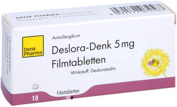 Deslora-Denk 5 mg 10 Filmtabletten