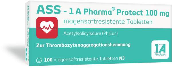 Ass 1A Pharma Protect 100 mg 100 magensaftresistente Tabl.