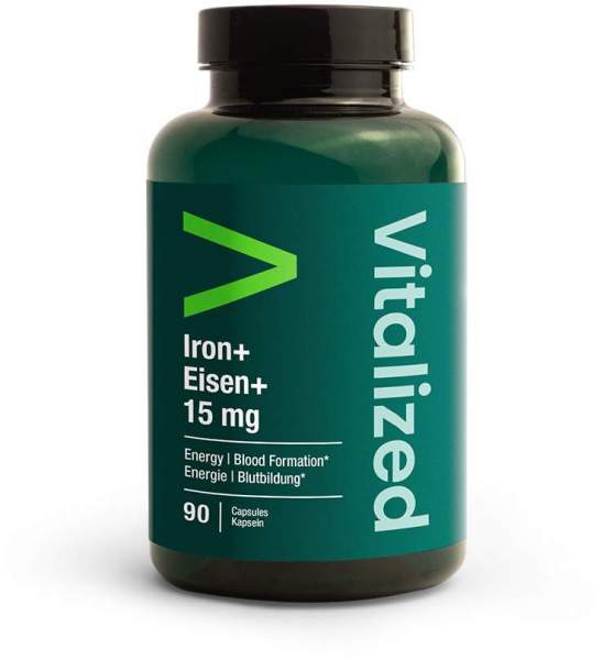Vitalized Eisen+ 15 mg 90 Kapseln