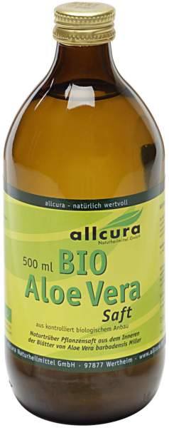 Aloe Vera 500 ml Saft Bio