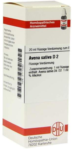 DHU Avena sativa D2 20 ml Dilution