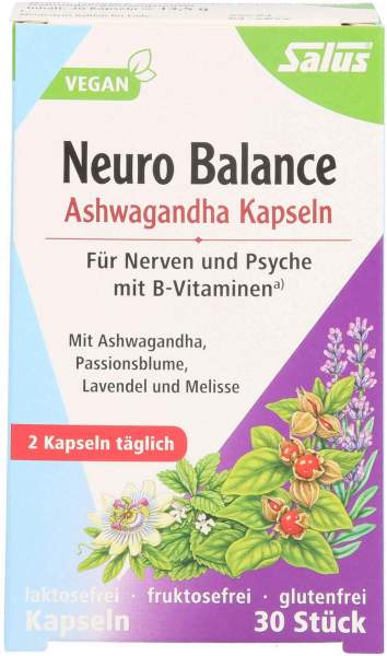 Neuro Balance Ashwagandha Kapseln Salus 30 Stück