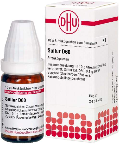 Sulfur D 60 10 G Globuli
