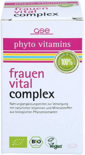 Gse Frauen Vital Complex Bio Tabletten 60 Stück