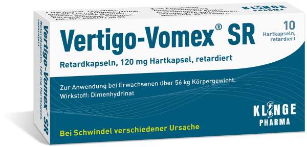 Vertigo Vomex SR 10 Retardkapseln