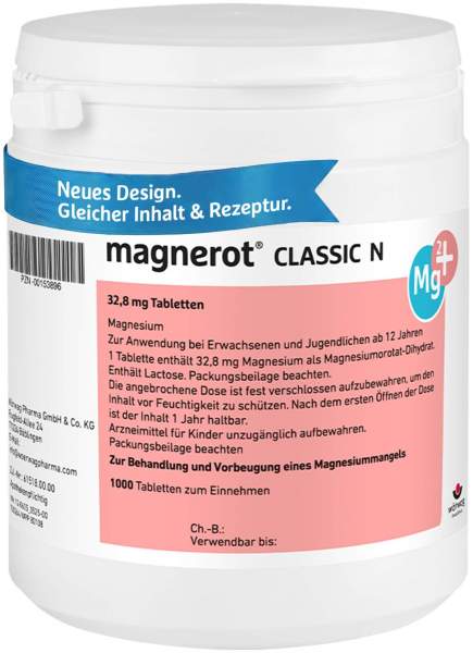 Magnerot Classic N 1000 Tabletten
