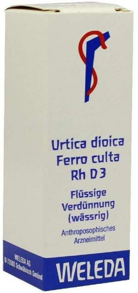 Weleda Urtica Dioica Ferro Culta Rh D3 20 ml Dilution