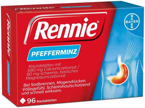 Rennie Pfefferminz 96 Kautabletten