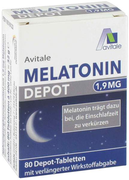 Melatonin 1,9 mg Depot 80 Tabletten